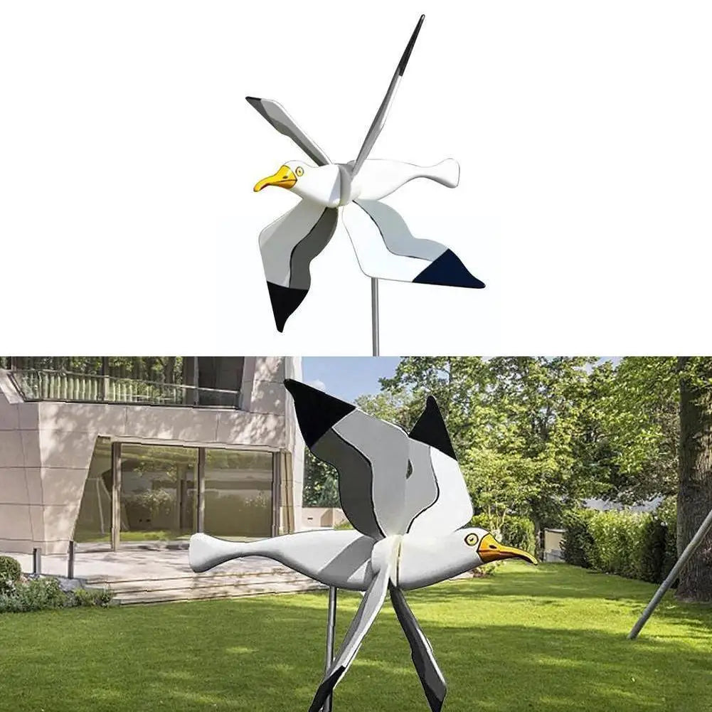 AeroBird | Vliegende Vogel Windmolen - Buiten Kinetisch Tuinbeeldhouwwerk, Weerbestendige Tuin Spinner