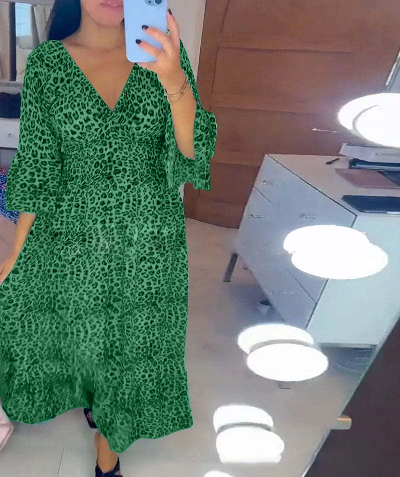 Aelyn | Elegante maxi-jurk voor dames – Lange, soepel vallende jurk in casual-chique stijl