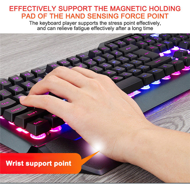 MechX | Pro Gaming mechanisch toetsenbord – bedraad, RGB-achtergrondverlichting en ultrakrachtig voor pc en laptop