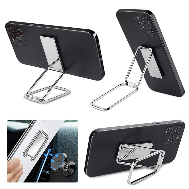 Griply | Opvouwbare Achterclip Telefoonhouder – Verstelbare Stand, Vinger-ring Grip