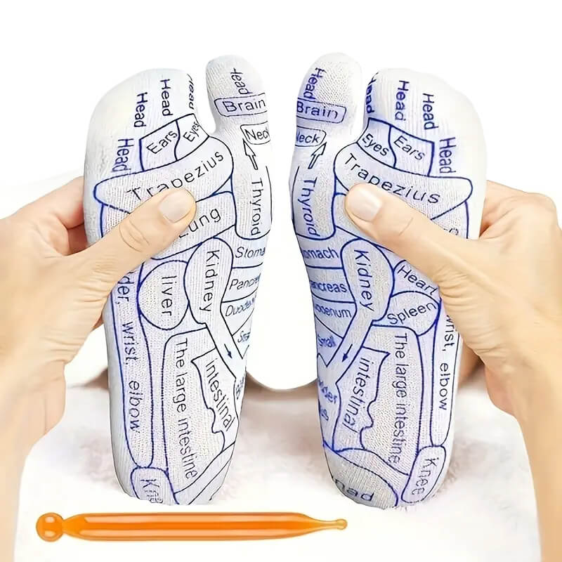 PressPoint | Acupressuur reflexologiesokken voor verlichting van voetpijn en verbeterde bloedsomloop