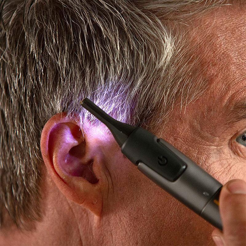 SlimTrim | Ultradunne elektrische precisietrimmer - snoerloze gezichtshaarverwijderaar voor mannen en vrouwen