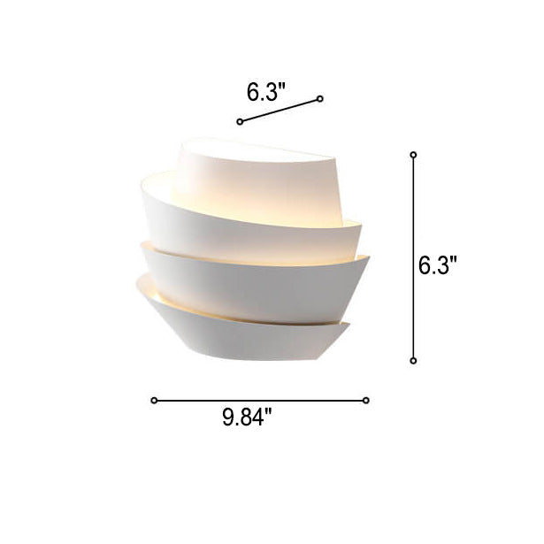 SleekShine | Eigentijdse creatieve gelaagde wandlamp