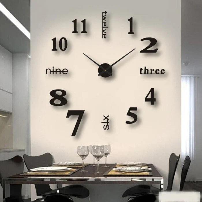 Veloce | Unieke Designer Wandklok - Grote Decoratieve Woondecoratie & Kantoor Wandkunst
