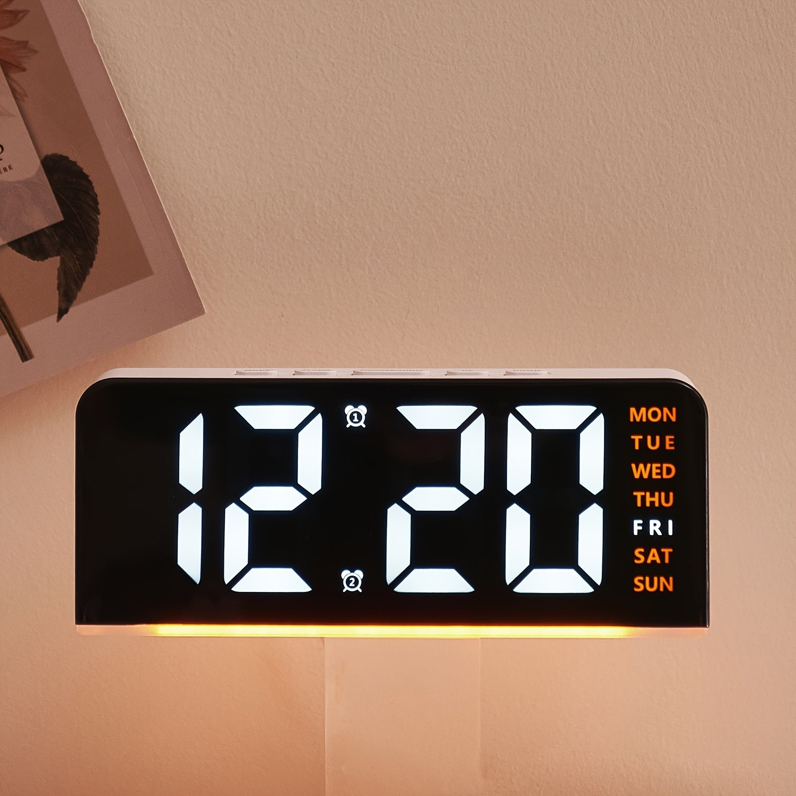 TimePulse | Digitale LED Wekker met Nachtlampje - Stil & Modern Ontwerp