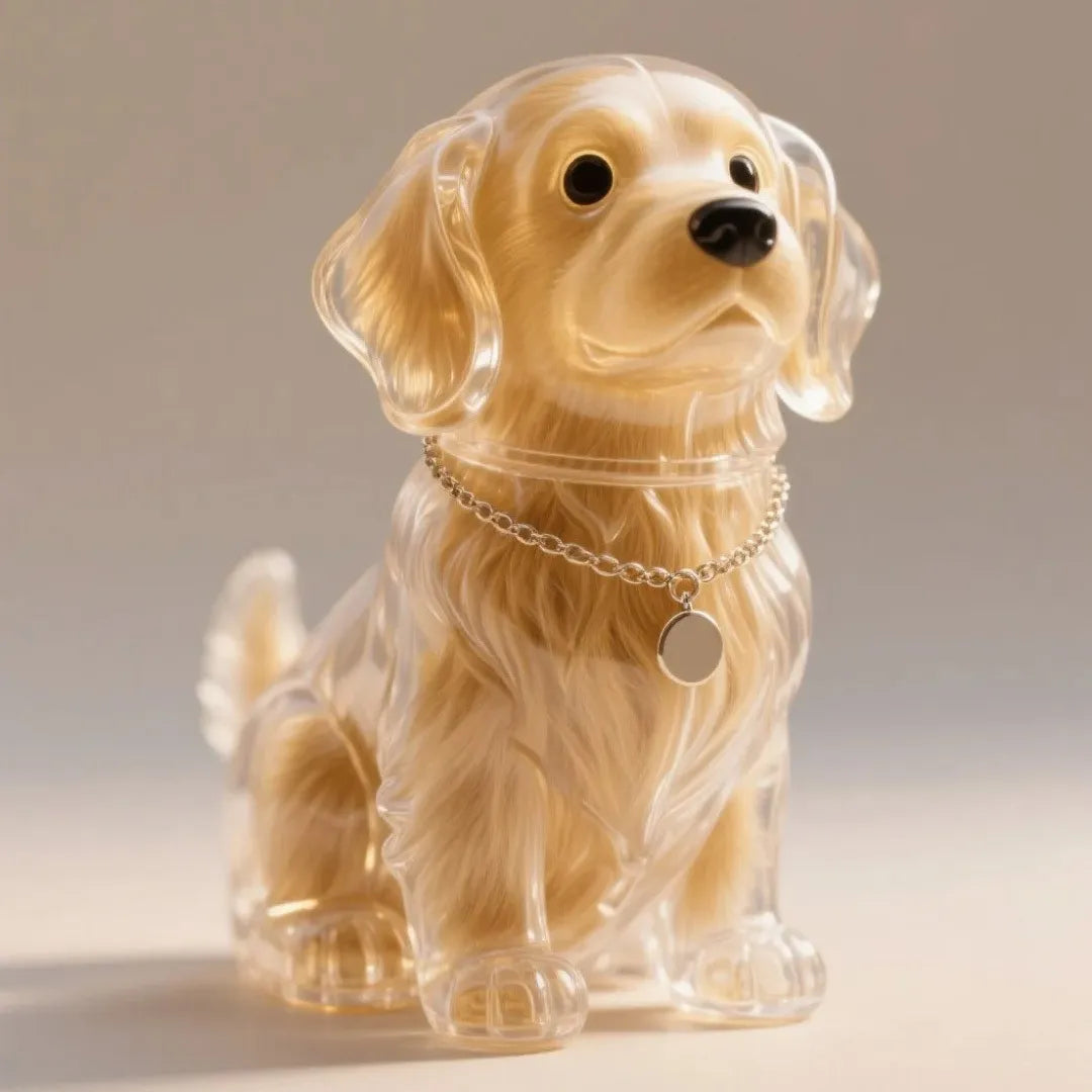 PawCharm | Hondvormige sleutelhanger als aandenken, gepersonaliseerd aandenken aan uw huisdier