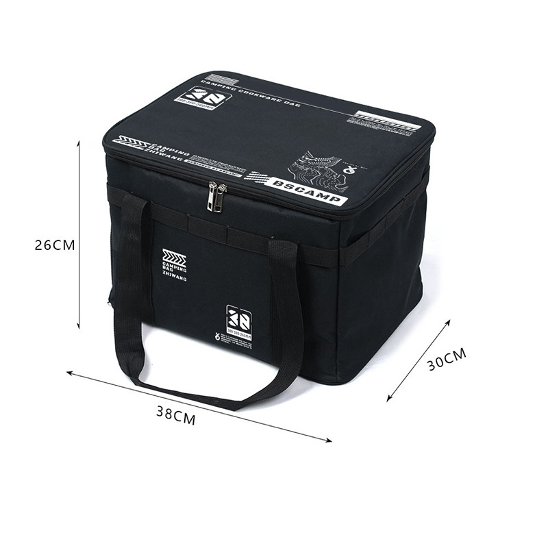 CampTote | 30L Campingtas – Waterdicht, Duurzaam Keukengerei Organizer, Reistas, Voor Outdoor