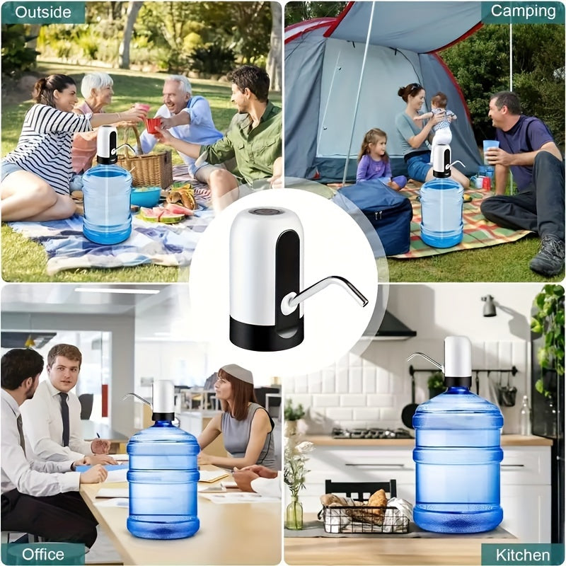 DrinkZap | Elektrische Waterflessenpomp - Automatische USB Oplaadbare Dispenser voor 2-5 Gallon Flessen