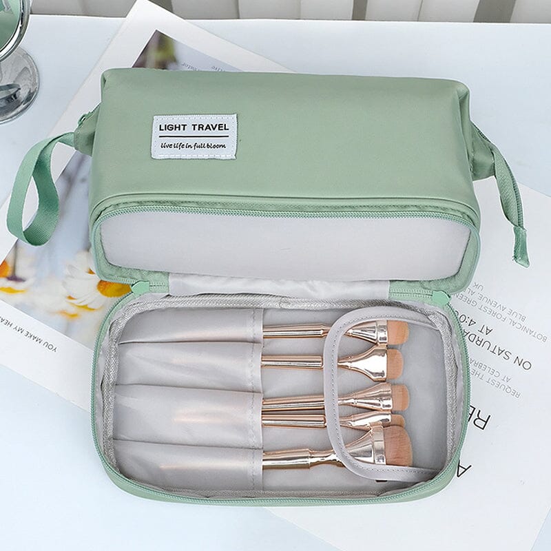 CapaciBag | Grote Waterdichte Toilettas - Ruime Oxford & Nylon Organiser met Droog/Nat Scheiding