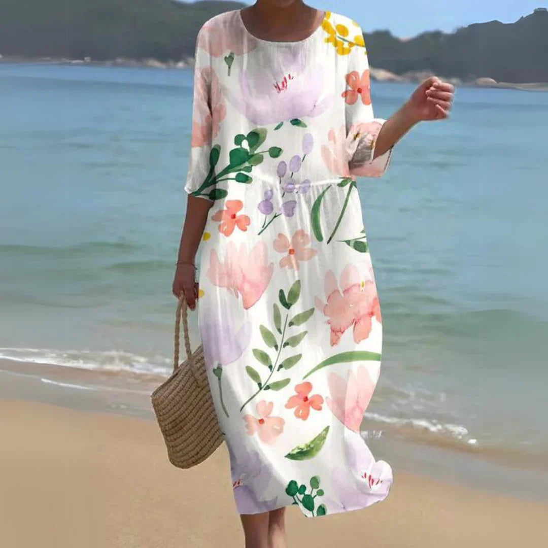 Valia | Casual zomertuniek voor dames – Luchtige jurk met losse pasvorm
