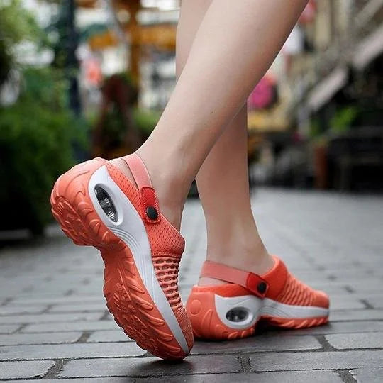 ComfyClog | Orthopedische Damesklompen met Luchtgepolsterde Zool – Ademend Mesh Slip-On