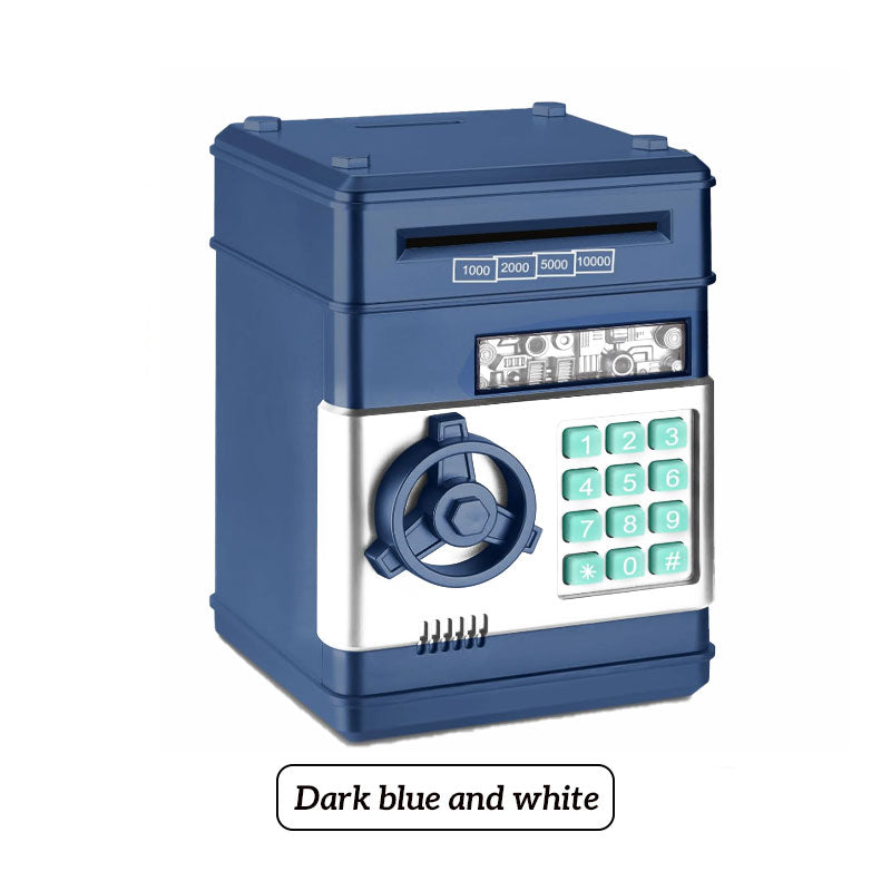 MiniVault | ATM-spaarpot met wachtwoord, elektronische munt- en geldkluis, spaarpot voor kinderen