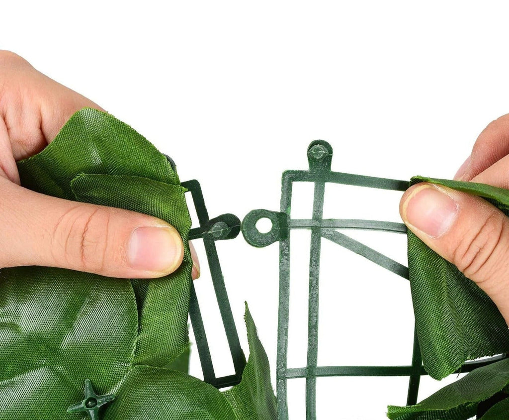 LeafBarrier | Kunstmatige privacy schuttingpanelen – kunstmatige klimopblad-scherm