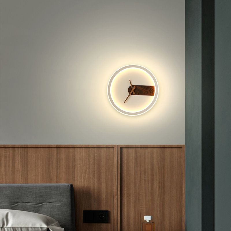 TickLuxe | Moderne Klok LED Licht Wandlamp