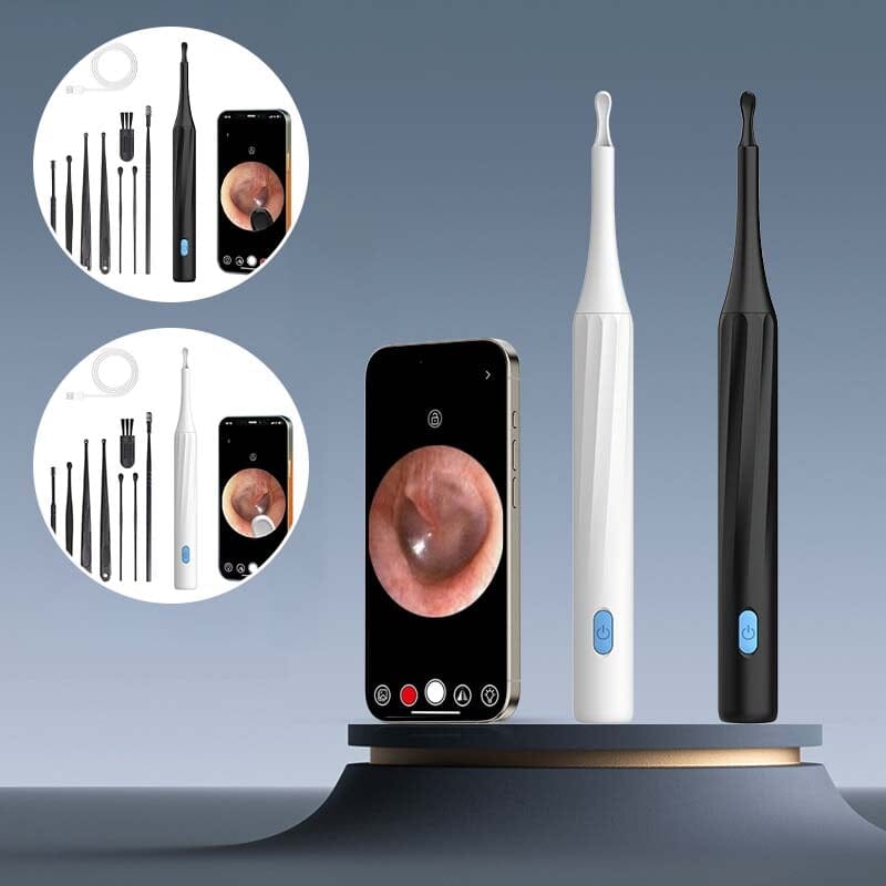 EarScope | HD Camera Oorreiniger – Draadloos WiFi, Oplaadbaar, LED-verlichting Otoscoop