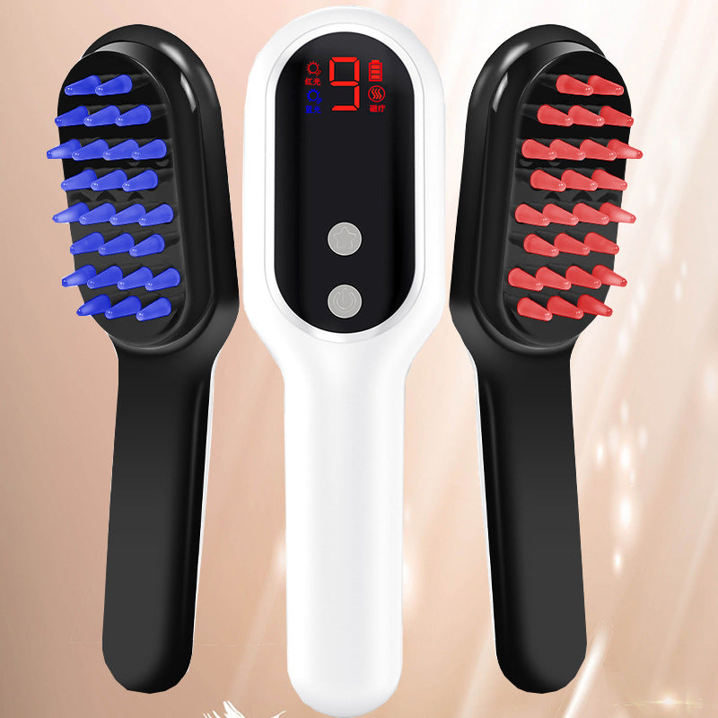PulseBrush | Elektromagnetische massagekam voor haarverzorging, ontspanning en fysiotherapie