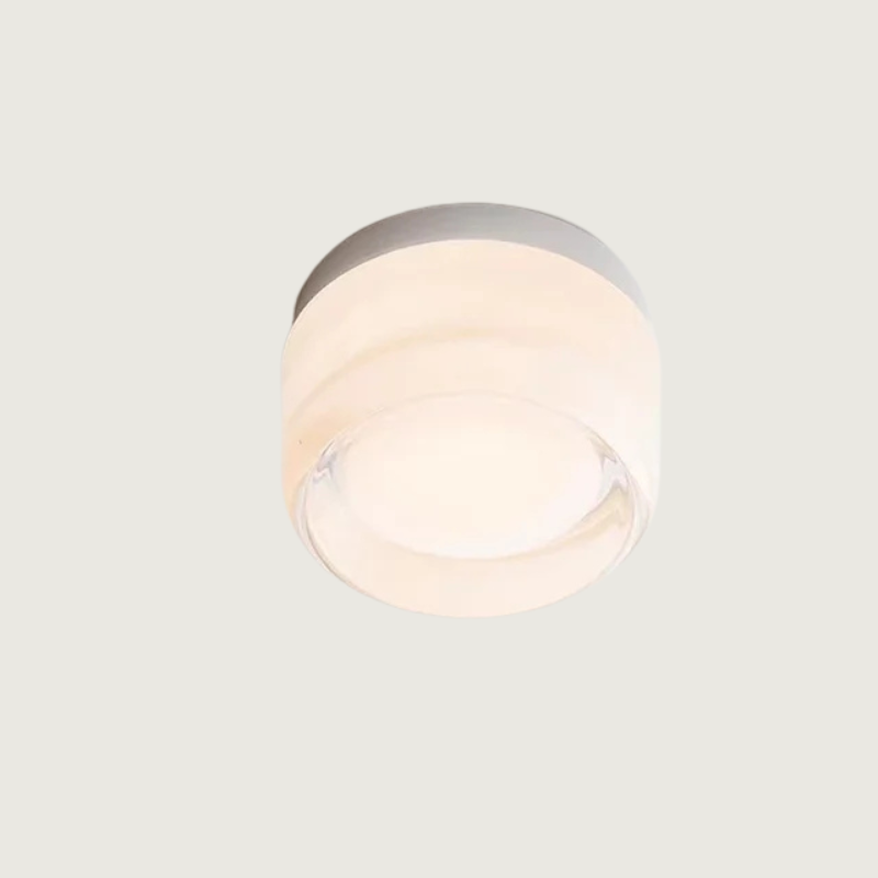 OrbitGlow | Moderne Ronde Wandlamp - 3-Kleuren LED, Zachte Sfeerverlichting, Eenvoudige Installatie, Metaal en Glas, Ideaal voor Woonkamer, Slaapkamer of Hal