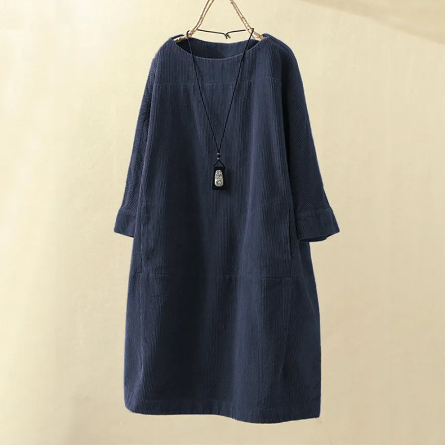 Coralia | Vintage retro-jurk voor dames – Elegante, chique midi-zomerjurk