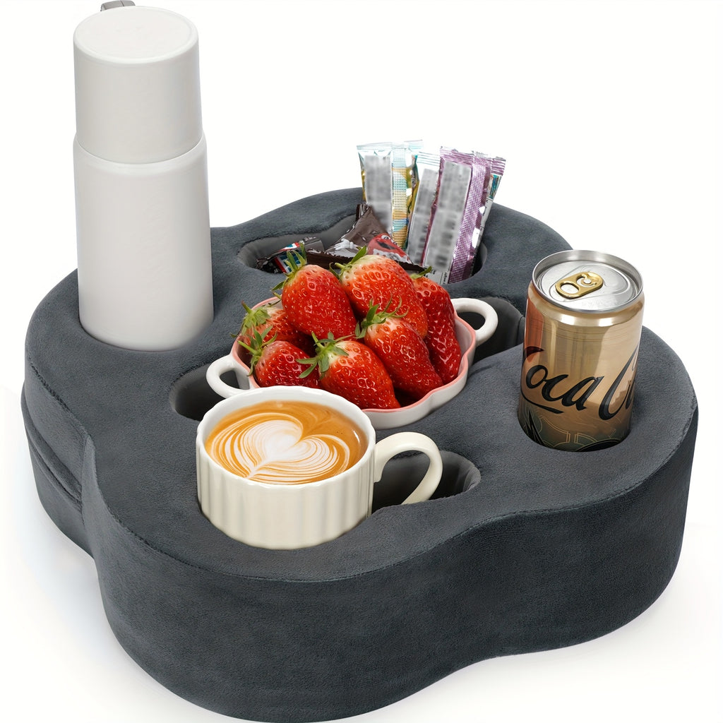 ComfyCaddy | Couch Cup Holder Pillow – Zachte sofa-dienblad & caddy