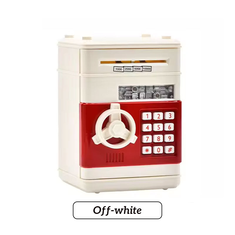 MiniVault | ATM-spaarpot met wachtwoord, elektronische munt- en geldkluis, spaarpot voor kinderen