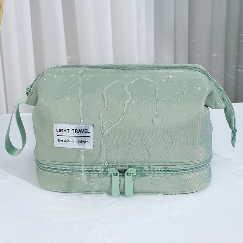 CapaciBag | Grote Waterdichte Toilettas - Ruime Oxford & Nylon Organiser met Droog/Nat Scheiding