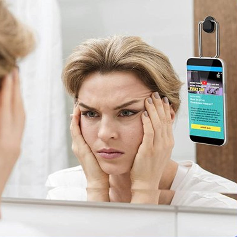 Griply | Opvouwbare Achterclip Telefoonhouder – Verstelbare Stand, Vinger-ring Grip