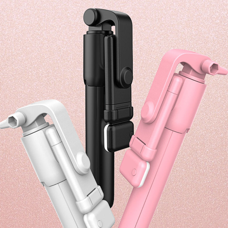 FlickStick | 6-in-1 Selfie Stick met Statief & Licht - Bluetooth Afstandsbediening, Opvouwbaar, Uitschuifbaar