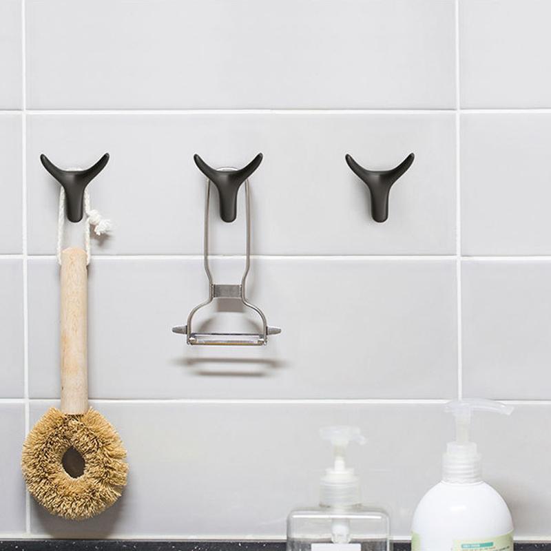 EliteHook | Hoorn Wandhaken – Elegante Mini Kapstokhaken, Metalen Wanddecoratie