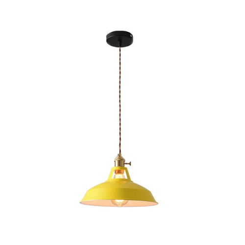 PastelAura | Vintage Pastel Metalen Hanglamp