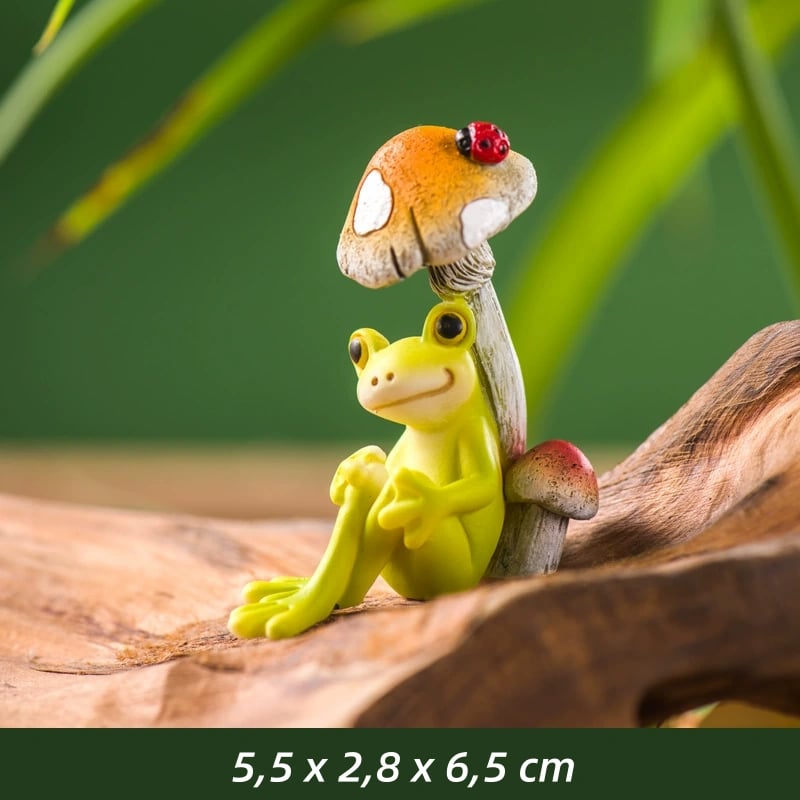 FroggySip | Hars Drinkende Kikker Plant Pot Hanger Beeldje - Tuindecoratie, Binnen Buiten Plantenbak Toebehoren