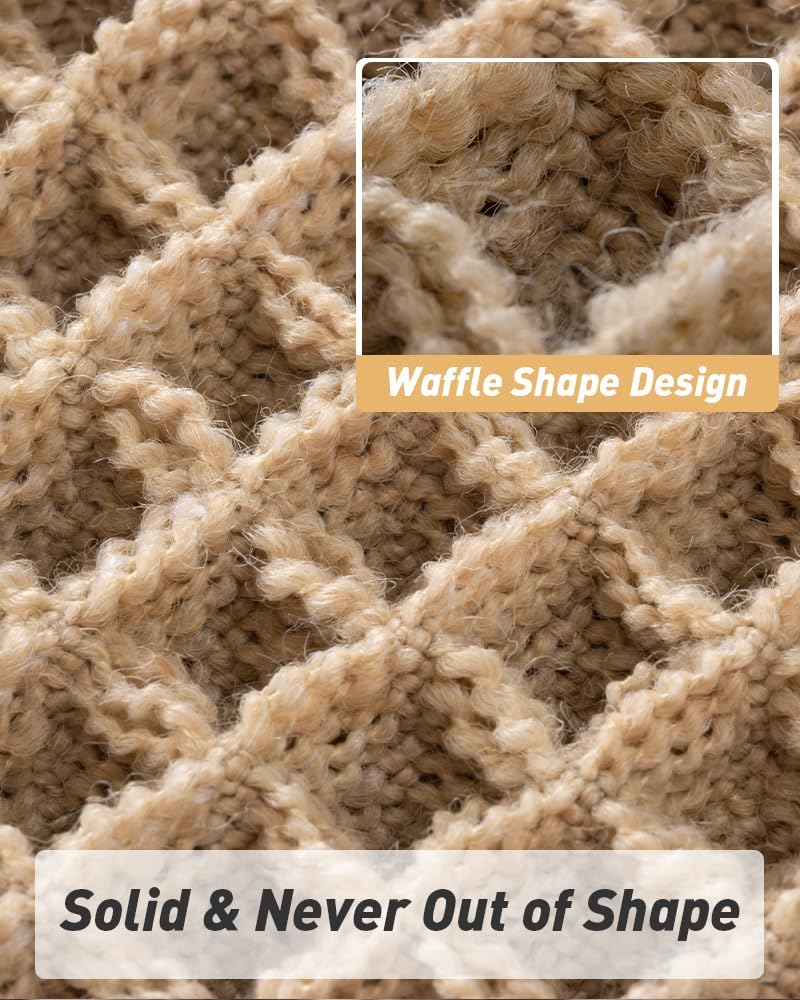 WaffleWeave | Boho Wafel loper tapijt - anti-slip - Wafel Weave bad / keuken gang loper