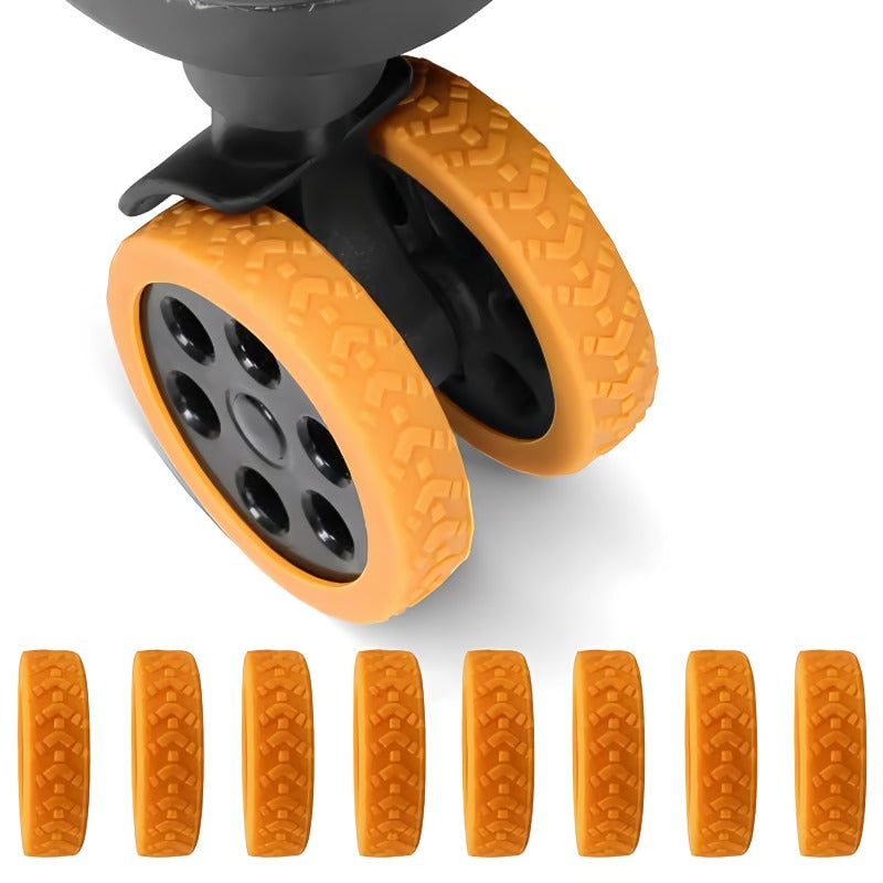 WheelGuard | Bagagewielbeschermers – 4 stuks, duurzame wielbeschermers voor reiskoffers, kras- en stootvast