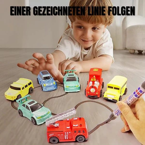 DrawZoom | Magische inductieve tekenauto voor kinderen – Creatief, leuk en leerzaam speelgoed