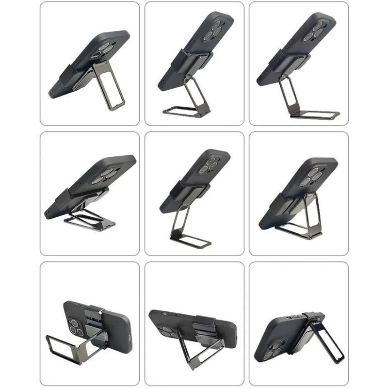 Griply | Opvouwbare Achterclip Telefoonhouder – Verstelbare Stand, Vinger-ring Grip