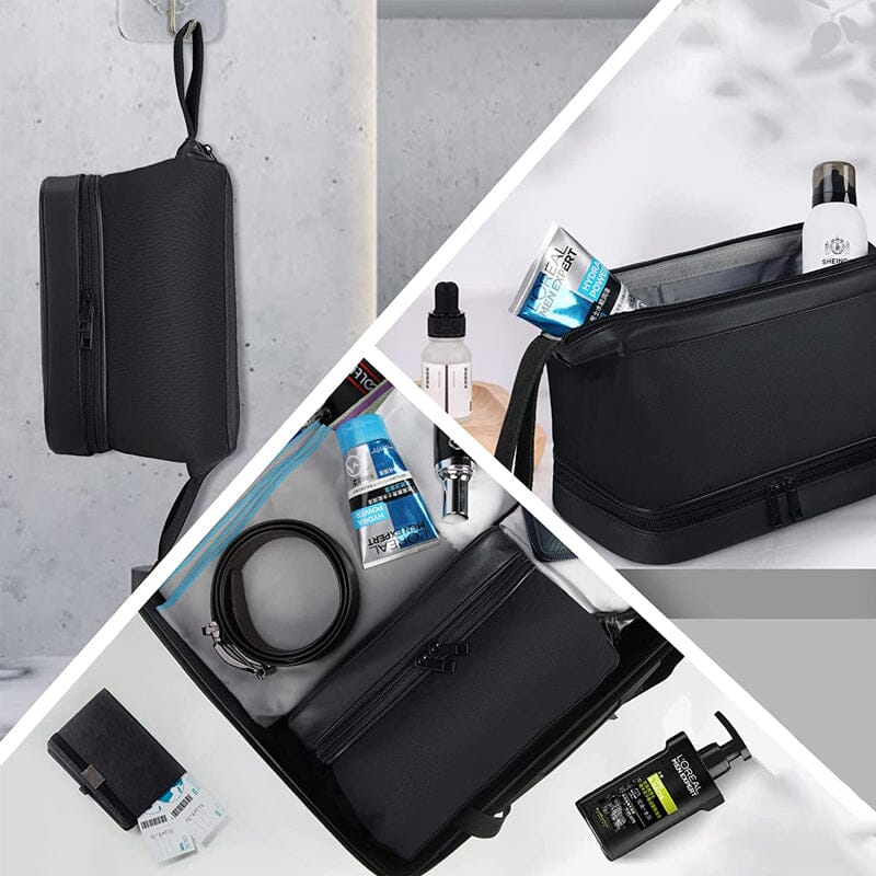 CapaciBag | Grote Waterdichte Toilettas - Ruime Oxford & Nylon Organiser met Droog/Nat Scheiding