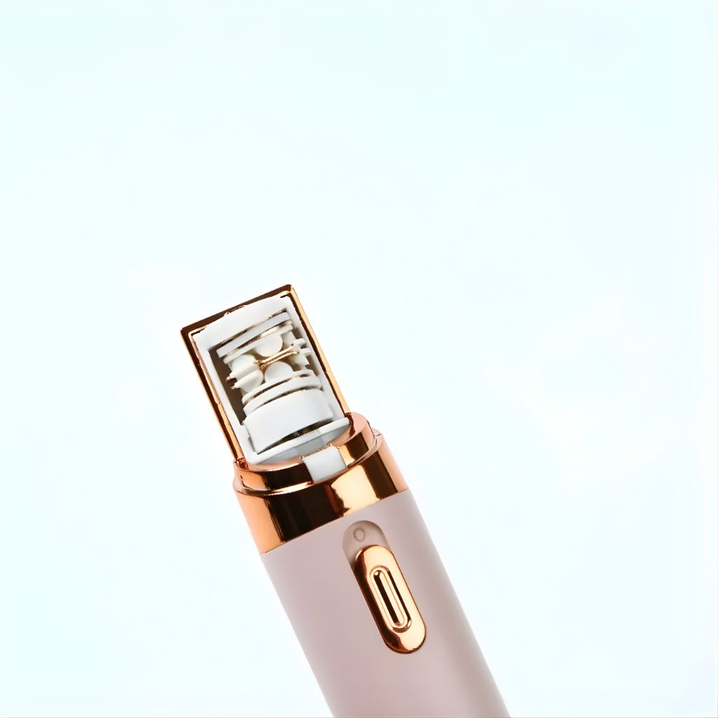 Smoothelle | Oplaadbare epilator – pijnloos elektrisch ontharingsapparaat, draadloze gezichts