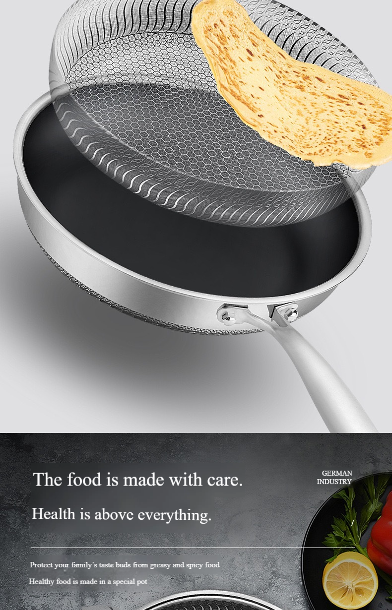 PanZen | Antiaanbakpan met deksel – moeiteloos gezond koken en eenvoudig schoonmaken