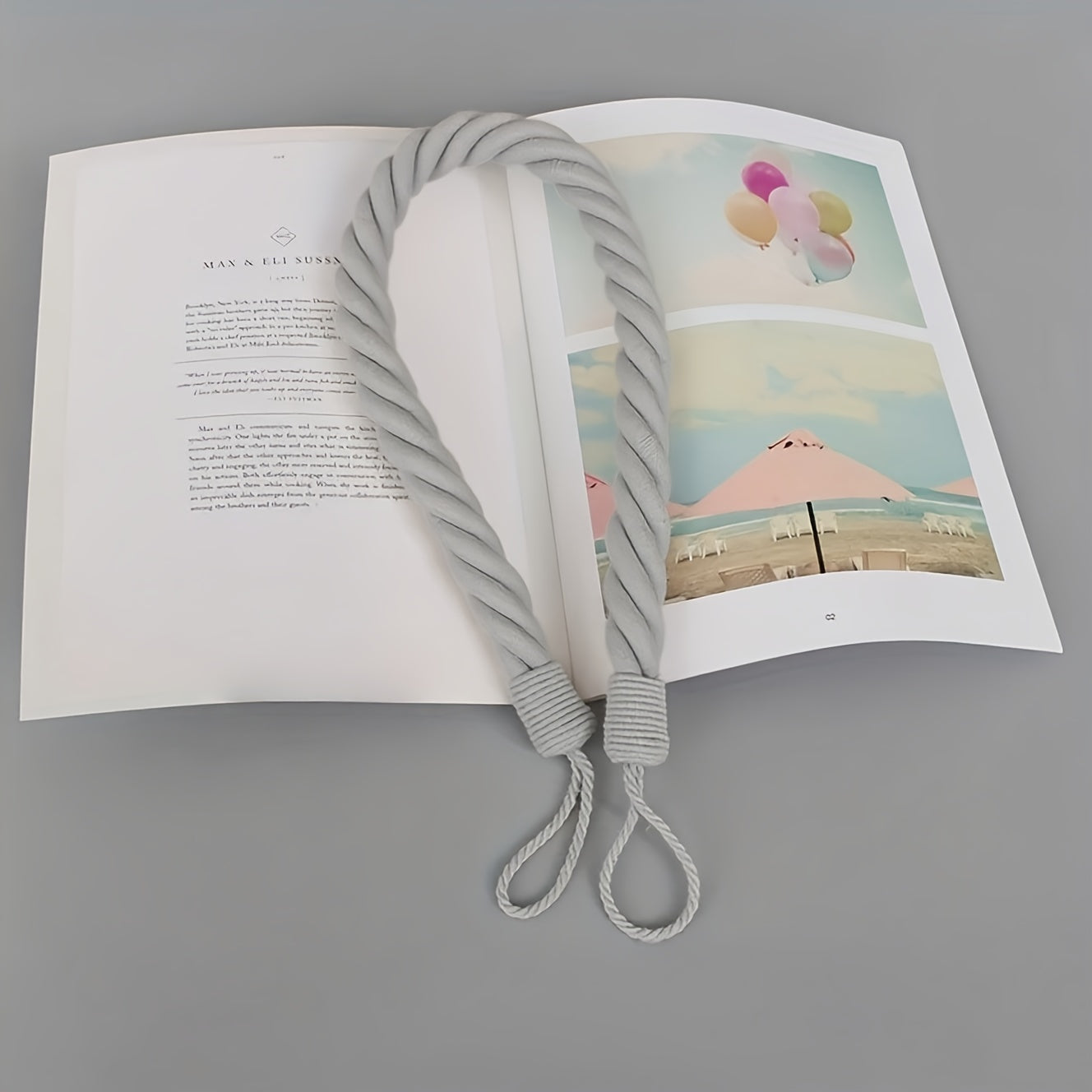 DoorKnot | Retro touw deurstopper – robuuste stoffen deurwig, rustieke deurhouder zonder boren