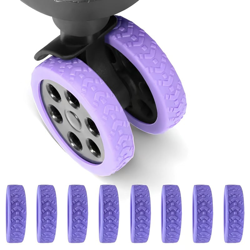 WheelGuard | Bagagewielbeschermers – 4 stuks, duurzame wielbeschermers voor reiskoffers, kras- en stootvast