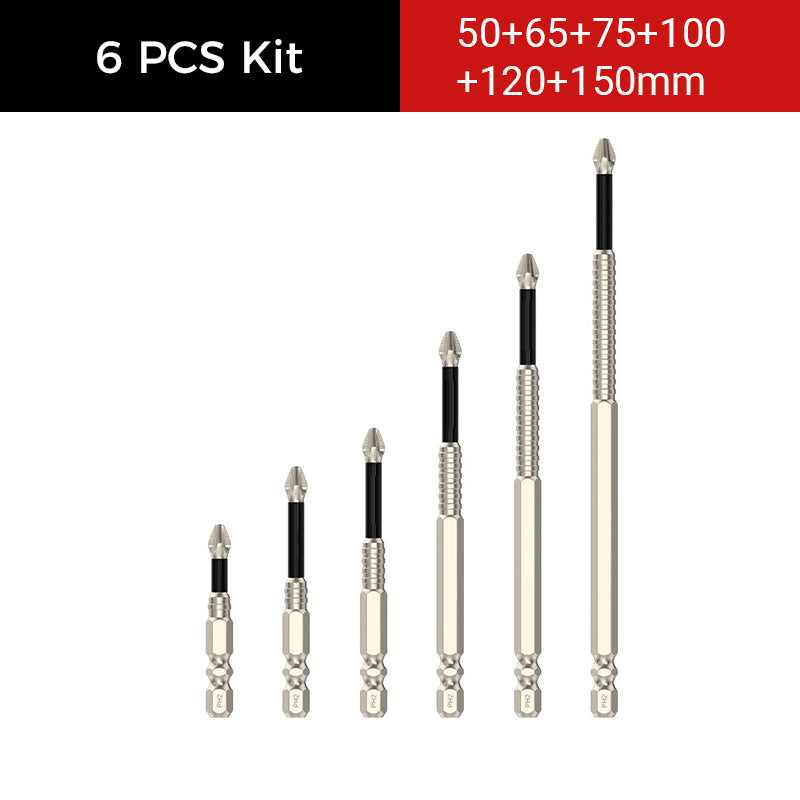 BitMagnet | Set met krachtige magnetische schroevendraaiers en boortjes – Duurzaam roestvrij staal