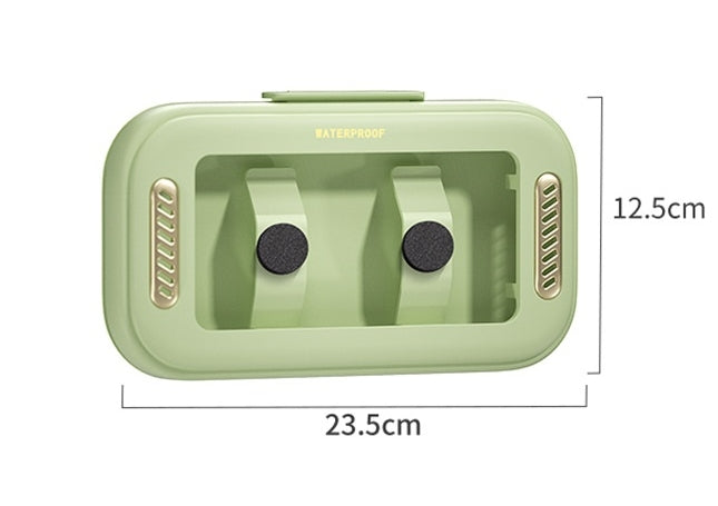 SplashBox | Universele waterdichte telefoonhouder voor douche en badkamer - Muurbevestiging Hoesje