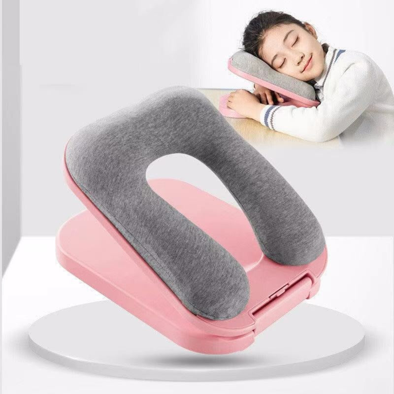 JetPillow | Verstelbaar opvouwbaar reiskussen – Comfortabele neksteun voor in het vliegtuig