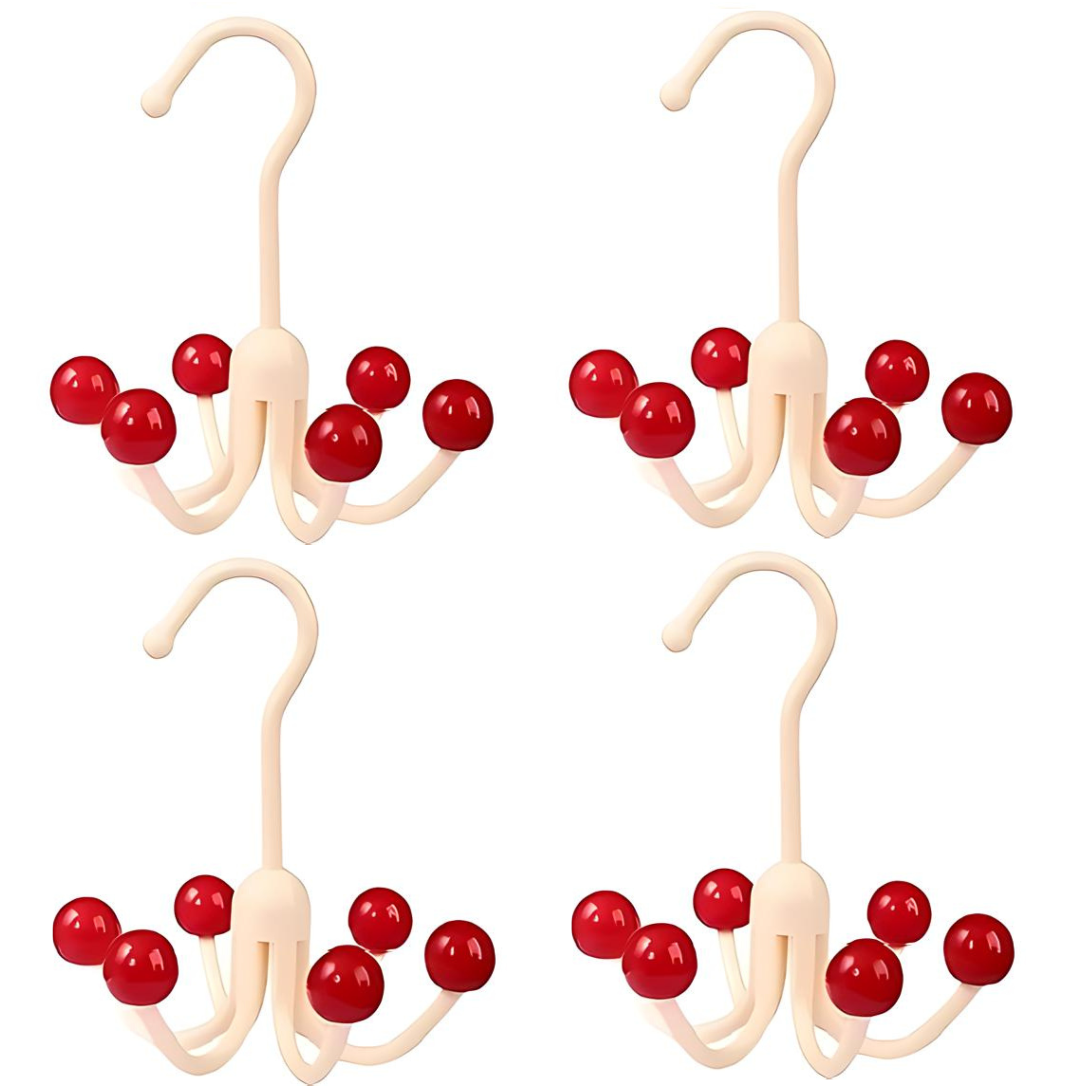 Twispa | 360° draaibare kledinghanger met 6 haken – ruimtebesparende organizer voor kleding en accessoires