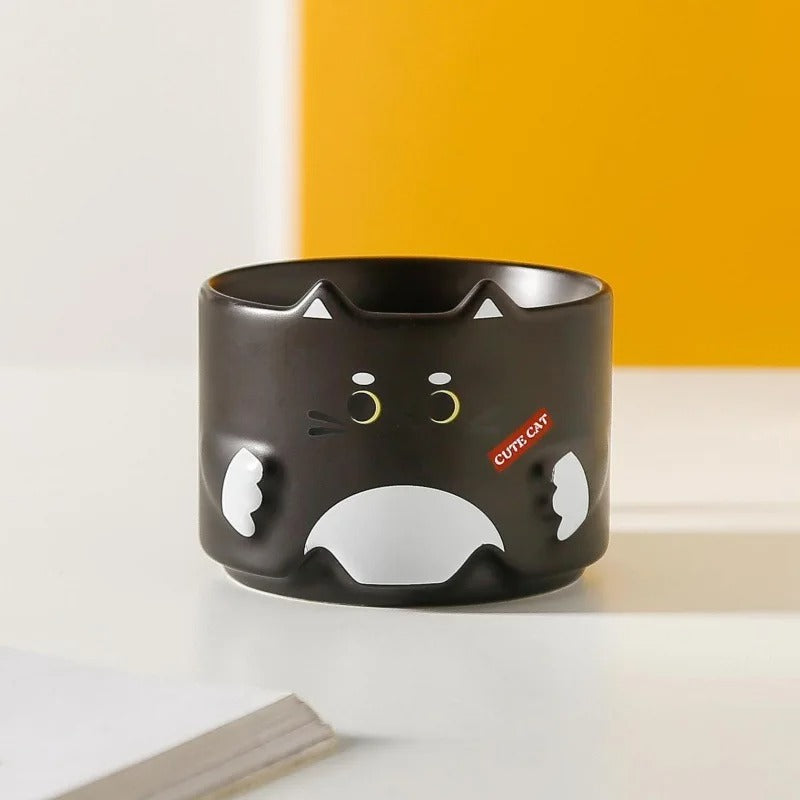 WhiskerSip | Keramische Kattenmok - 300 ml Schattige Koffie- & Theekop voor Kattenliefhebbers