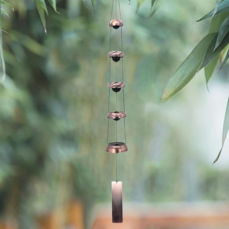 ZenChime | Klassieke ijzeren pagodetoren met 5 verdiepingen - Japanse stijl, retro metalen bellendecoratie