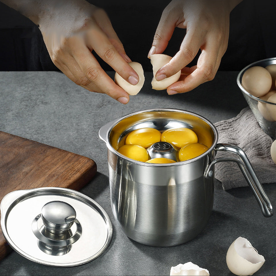 EggSift | Premium 304 roestvrijstalen ei-witscheider - dooier- en eiwitscheider