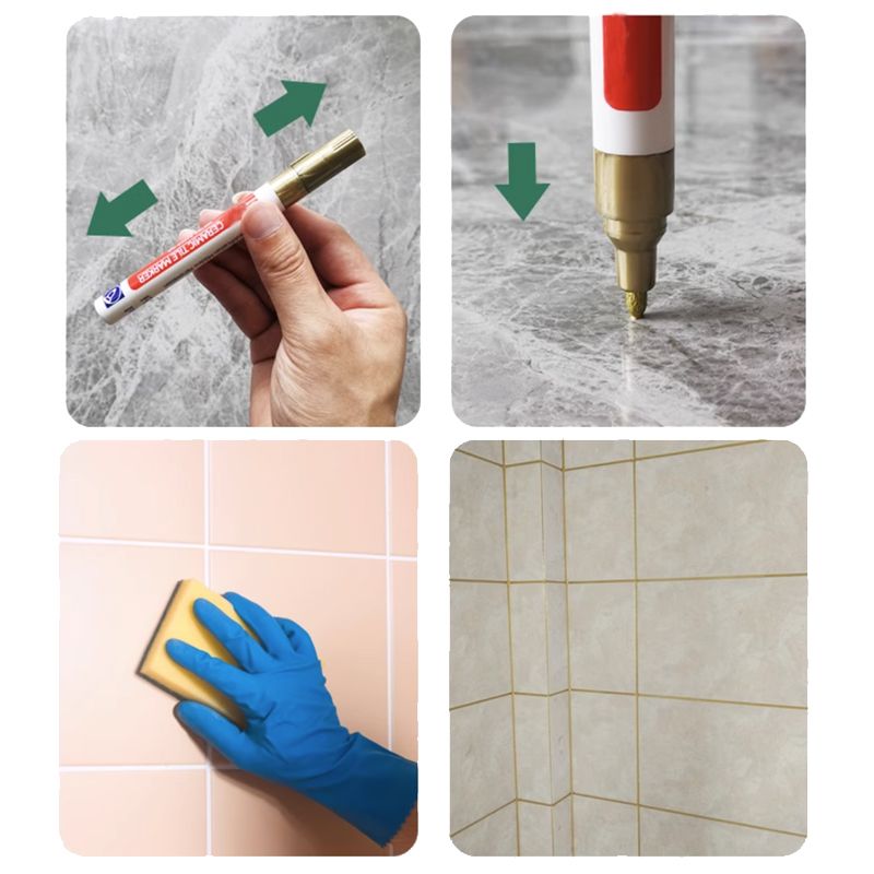 SealLine | Watervaste voegenstift voor keramische tegels - antischimmel, witte tegelmarker