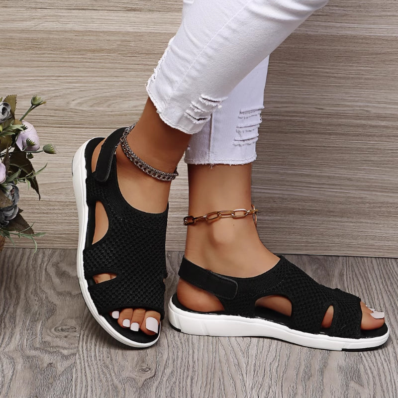 OrthoBreeze | Dames Orthopedische Ademend Sandalen – Verstelbare Steun, Zomer Wandelschoenen