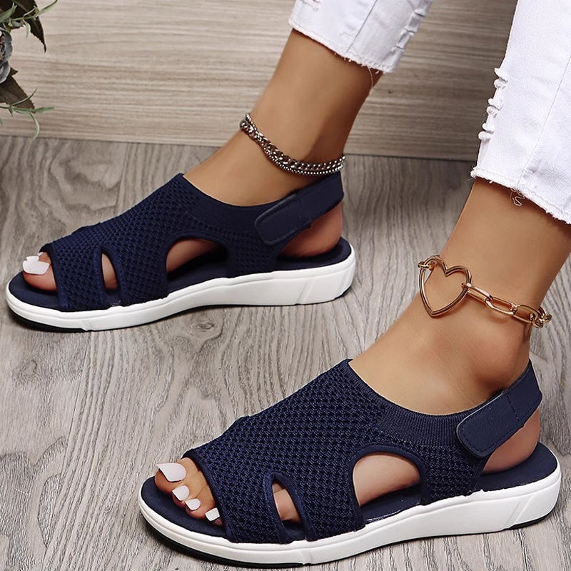 OrthoBreeze | Dames Orthopedische Ademend Sandalen – Verstelbare Steun, Zomer Wandelschoenen