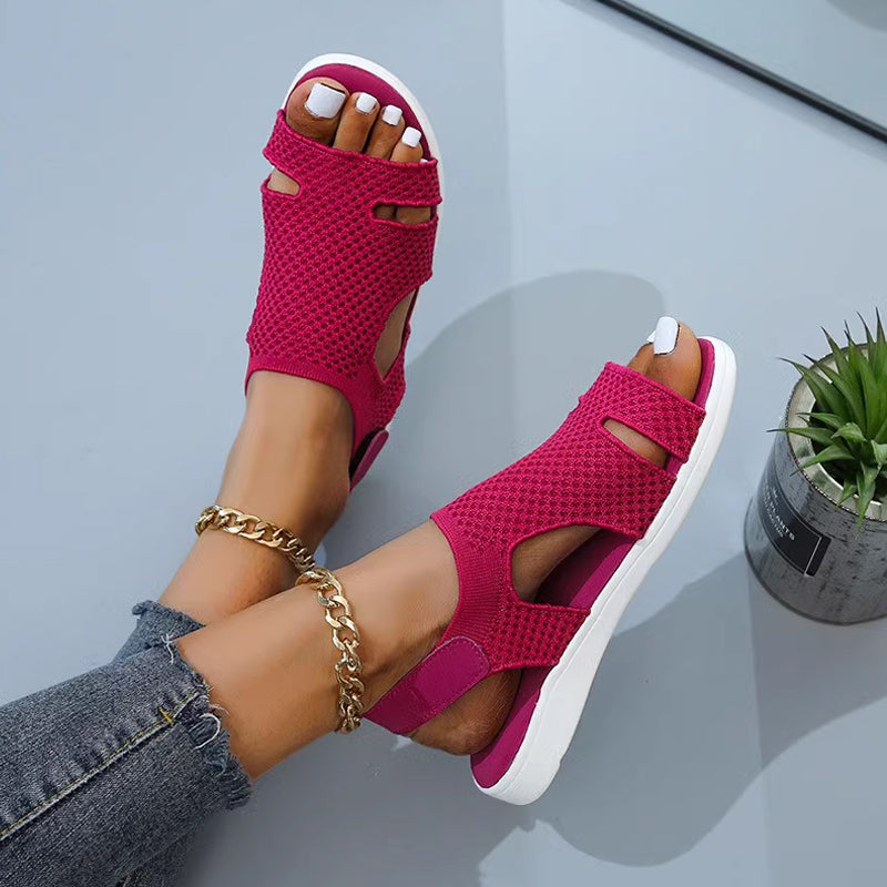 OrthoBreeze | Dames Orthopedische Ademend Sandalen – Verstelbare Steun, Zomer Wandelschoenen